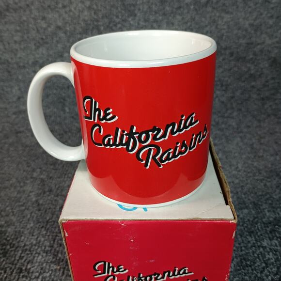 1987 Applause California Raisins Mug With Box Vintage - Picture 3 of 7